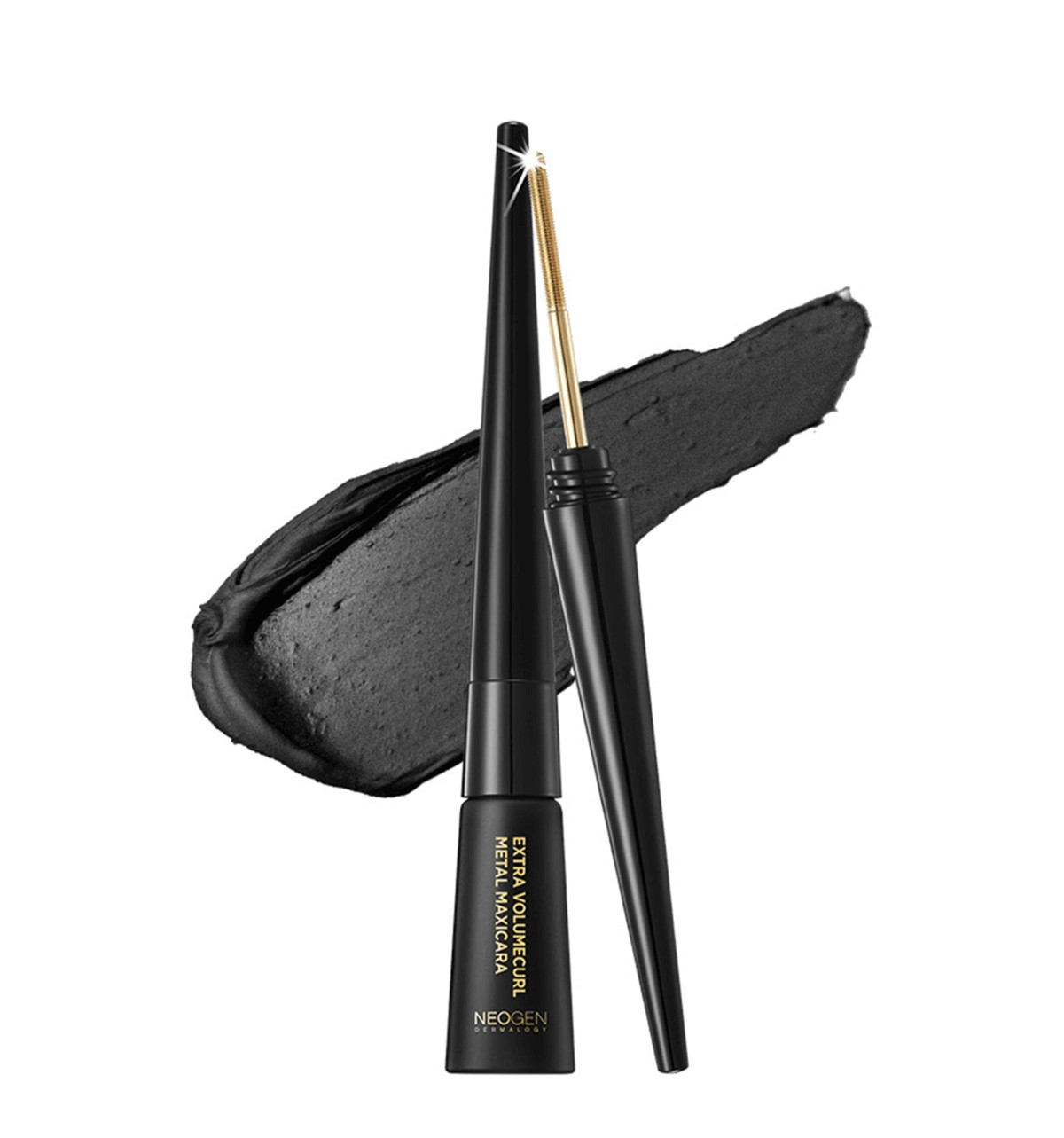 NEOGEN Dermalogy Extra Volumecurl Fém Szempillaspirál – 4ml, 01 Fekete, 1 db